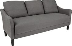 Flash Furniture Asti Upholstered Sofa in Dark Gray Fabric