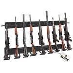 KORETECH Gun Racks 9 Slots, Gun Wall Mount Heavy Duty Indoor, Adjustable Rifle Storage Rack with Soft Padding Gun Shelf