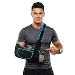 CareVego Arm Sling Pouch Belt with Adjustable Shoulder Strap for Fracture, Sprain & Dislocation Pain Relief | Forearm, Elbow & Wrist Support | Lightweight, Breathable Orthopedic Arm Brace Immobilizer for Men & Women