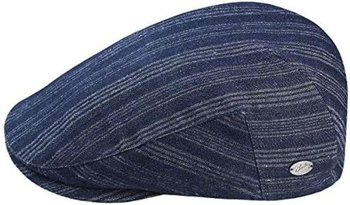 Bailey Men's Gulick Ivy Flat Cap, Navy, Large