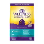 Wellness Natural Pet Food Complete Health Natural Dry Dog Food, Whitefish & Sweet Potato, 15-Pound Bag