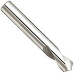 YG-1 High Speed Steel NC Spotting Drill Bit, Uncoated (Bright), Straight Shank, Slow Spiral, 120 Degree, 1/2" Diameter x 4-1/64" Length (Pack of 1)