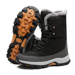 Womens Snow Boots Women's Winter Boots Women Fur Lined Snow Boots For womens Anti-Slip Womens Winter Boots Waterproof Backpacking Boots Outdoor Walking Shoes For Ladies Anti Slip Ankle Boots Non-slip