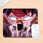 Woopme® Anime Cartoon Face Printed Theme Mouse Pads for Kids Girls Boys Laptop Desktop PC Gaming Mousepads Rubber Base with Anti Skid Smooth Surface L x H 24 x 20 CMS