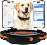 YIXXI Smart GPS Pet Tracker & Wireless Dog Fence, Real-Time Location & Daily Activity Monitor, IP67 Waterproof, Adjustable Collar (Black)