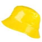 Toutacoo, Waterproof Vinyl Bucket Rain Hat (20-Yellow)