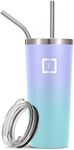 IRON °FLASK Classic Tumbler - 710 ml, Vacuum Insulated Stainless Steel, Hot Cold, Double Walled, Thermo Travel Mug, Water Metal Canteen