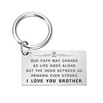Brother Gifts Brother Keychain - Fa