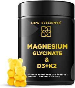 New Elements Vitamin D3 Gummies 5000 IU Made in USA, Immune Support, Bone Health, Joint High Potency Chewable Supplement for Adults, Vegan, Pectin Based, Non-GMO, Gluten Free (60 Gummies)
