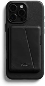 Bellroy Mod Phone Case + Wallet for iPhone 16 Pro Max (Slim Leather iPhone case, Phone Wallet) - Black
