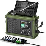 Mesqool DAB+/DAB/FM Wind Up Radio w
