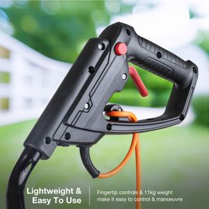 Hyundai 1500W Electric Garden Tiller – 6 Steel Blades, 45cm Width, 22cm Depth