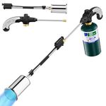 Sondiko Propane Torch Weed Burner, High Output 12,000,000 BTU, Ideal Weed Torch, Gas Welding Equipment, Heavy Duty Blow Torch with Turbo Trigger for Garden Stumps Wood Snow and Roofing