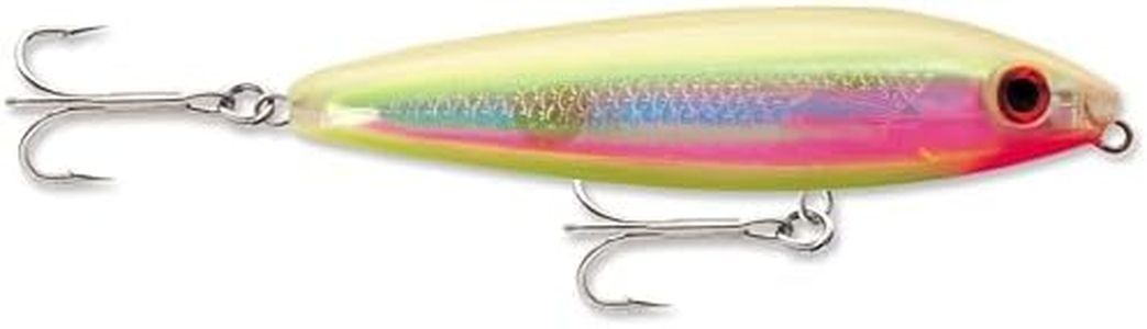 Rapala Saltwater Skitter Walk 11 Fishing Lure (Holographic Bone Chartreuse)