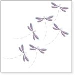 CafePress Dragonfly Flight Sticker Square Bumper Sticker Car Decal