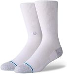 Stance Crew Icon ST 200 Socks, White, Large