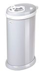 Ubbi Steel Odour Locking Nappy Disposal Bin, No Special Bag Required Money Saving, Awards-Winning, Modern Design Registry Must-Have Nappy Bin, Grey