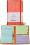 Panda Planner Orange Undated 90 Day Daily Planner with Spring Sticky Notes - Organizer Planner and Sticky Notes for Productivity