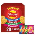 Walkers Classic Variety Multipack Crisps Box 20x25g