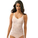 Bali Women’s Shapewear Firm Control Lace ’N Smooth Shaping Cami Fajas DF8L12, Rosewood, XL