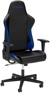 RESPAWN 110 Gaming Chair - Gamer Chair PC Computer Chair, Ergonomic Gaming Chairs, Office Chair with Integrated Headrest, Gaming Chair for Adults 135 Degree Recline with Angle Lock - Blue