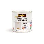 RUSTINS Small Job Satin Paint White 250ml