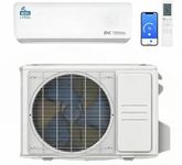 12000 BTU Air Conditioner Wall Split Wi Fi 5 In 1 Air Cooler Heater Dehumidifier Air Purifier Fan With Heat Pump Remote Control, 3.4 kW A++ Rating, App Control, Pre Gassed