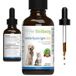 Pet Wellbeing - Nettle-Eyebright Gold for Cats with Allergies - a Natural, Herbal Supplement - 2 oz (59 ml) Liquid Bottle