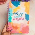 Doodle Wiro Hard Bound A5 Planner with 100+ Stickers | Undated Yearly, Monthly, Daily Planner with 16 Theme Based Activity Pages |16 Tear Away Note Cards & Quote Cards I To Do List | 216 Ruled Pages I 80 GSM (Morning Mantra)