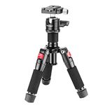 NEEWER Mini Tripod for Camera with 360° Ball Head Aluminum Alloy 20"/ 50cm 1/4" Arca Type Quick Plate, Portable Desktop Travel Tripod for DSLR Camera Video Camcorder, Max Load: 11lb/5kg