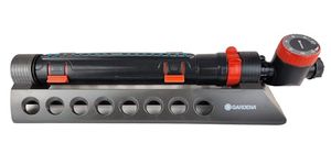 GARDENA - Aquazoom 3900 Square Feet Oscillating Sprinkler with Fully Adjustable Width Control, Flow Control and Water Timer