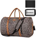 Garment Bag for Travel With Toiletry Bag Convertible Carry On Weekender Bag Large Travel Duffel Bags for Women 2 in 1 Hanging Suitcase Suit Travel Bags for Women & Men 3pcs Set