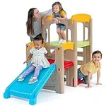 Simplay3 Young Explorers Adventure Climber - Indoor Outdoor Crawl Climb Drive Slide, Year-Round Playset for Children