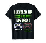 I leveled up to Big Bro!, Gamer new brother T-Shirt