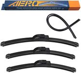 AERO Voyager 16"+14"+14" Premium All-Season Beam Windshield Wiper Blades with Extra Rubber Refills OEM Replacement for Toyota FJ Cruiser 2014-2007 (Pack of 3)