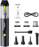 AUXITO Car Vacuum Cleaner, 4 in 1 Handheld Vacuum Cordless, Mini Portable Car Vacuum Cordless with 14000Pa Powerful Suction, Small Vacuum Dust Buster for Car, Home, Pet, Office