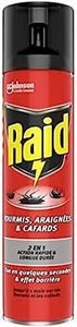 Raid Aérosol Fourmis/Araignees/Cafards 2En1 400 Ml