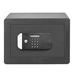 Yale Medium Maximum Security Safe, Sold Secure Silver, Digital Keypad, LED Light Indicators, Steel Locking Bolts, Emergency Override Key - YSEM/250/EG1