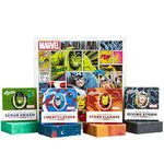 Dr. Squatch Soap Avengers Collection with Collector’s Box - Men’s Natural Bar Soap - 4 Bar Soap Bundle and Collector’s Box - Soap inspired by the Incredible Hulk, Iron Man, Thor, Captain America