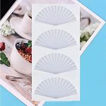 MoldBerry Garnish Mould Garnishing Mould Making Silicone Fan Shape Garnish Sheet for Cake Decoration Chocolate Foundant Baking Flexible Reusable Garnish Mould Safe Making Home Made Mould