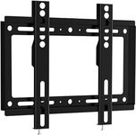Sylvox RV TV Wall Mount, TV Brackets for Most of 14-42 inch Flat Curved TVs, Max VESA Compatible with 200x200mm, 55lbs / 25kg Capacity, Black Fixed TV Wall Bracket, Saving Space, Easy to Install