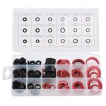 Health Gear 141pcs O-Ring Rubber Washer Assortment, Plumbing Washer Assortment Kit, Tap Washer Replacement for Tap, Air Cylinder, Valve, Pump