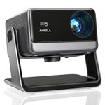 【Netflix Officially & Dolby Audio】Smart 4K Projector, Auto Focus & Keystone, AMEELA 30000 Lumens 1080P Portable Movie Projector with WiFi and Bluetooth, 100,000+ Apps for Indoor/Outdoor