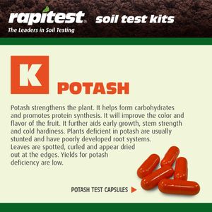 Luster Leaf Soil Test Kit – 20 Tests for pH, Nitrogen, Phosphorus, Potash