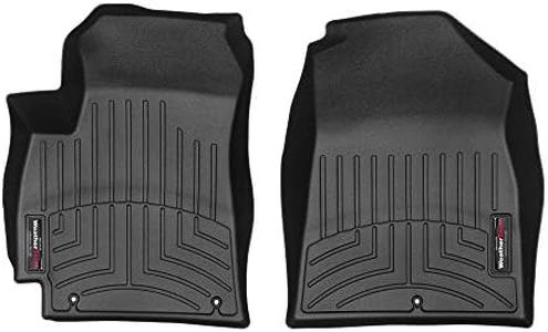 WeatherTech Custom Fit FloorLiners for Kia Seltos - 1st Row (4415921), Black