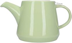 London Pottery Hi-T Infuser Teapot Set with Filter and Built-in Drip Tray, Stoneware, Peppermint, 4 Cup (1 litre)
