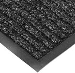 NoTrax T39 Bristol Ridge Scraper Carpet Mat, for Wet and Dry Areas, 4' Width x 6' Length x 3/8" Thickness, Midnight