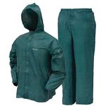 FROGG TOGGS Men's Standard Ultra-Lite2 Waterproof Breathable Rain Suit Long, Green, Large Short