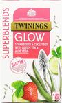 Twinings Superblends Glow Strawberry and Cucumber with Green Tea and Aloe Vera, 40 g