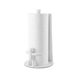 Umbra Buddy Paper Towel Holder Stand for Kitchen Countertop, White